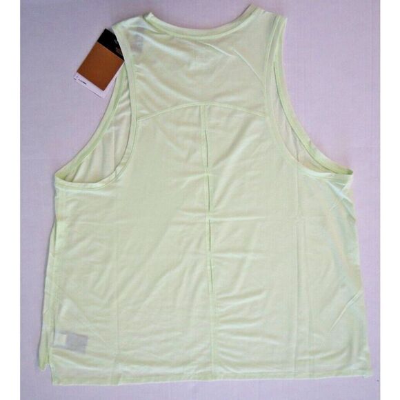 The North Face Women's Sz 2X Lime Cream Heather Wander Slitback Tank Top - Picture 10 of 13